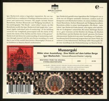 CD Modest Mussorgsky: Bilder Einer Ausstellung / Eine Nacht Auf Dem Kahlen Berge 123567