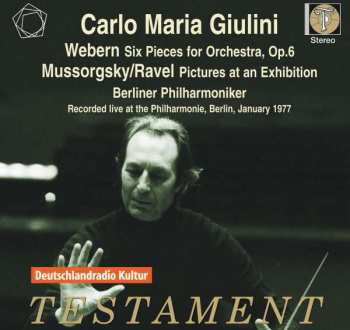 CD Carlo Maria Giulini: Six Pieces For Orchestra, Op. 6, Pictures At An Exhibition 442485