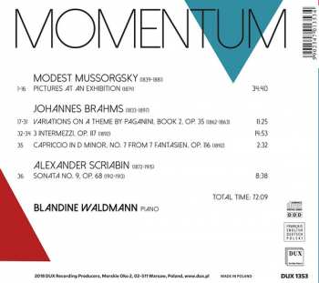 CD Modest Mussorgsky: Momentum 344708
