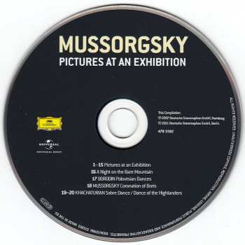 CD Modest Mussorgsky: Pictures At An Exhibition PIC 45581
