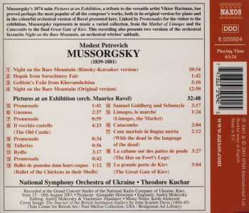 CD Modest Mussorgsky: Pictures At An Exhibition / Night On The Bare Mountain 279895