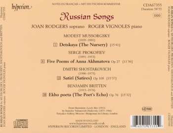 CD Modest Mussorgsky: Russian Songs 319662