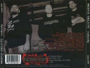 CD Modus Delicti: Nobody