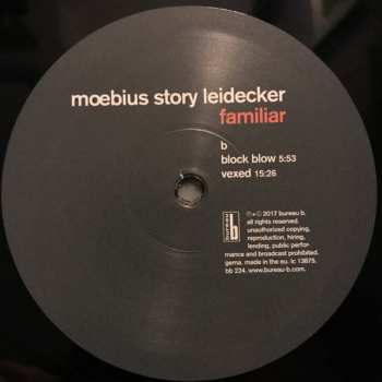 LP/CD Dieter Moebius: Familiar 459913