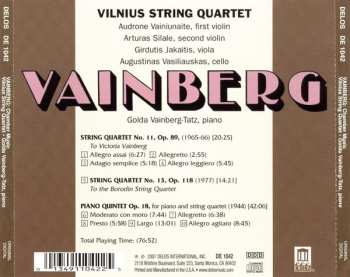 CD Mieczysław Weinberg: String Quartet No. 11, Op. 89 • String Quartet No. 13, Op. 118 • Piano Quintet Op. 18