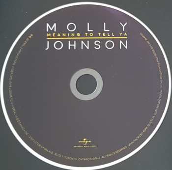 CD Molly Johnson: Meaning To Tell Ya