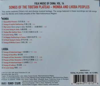 CD Monba: Songs Of The Tibetan Plateau - Monba And Lhoba Peoples 442187