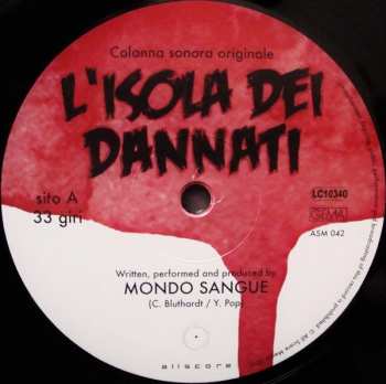 LP Mondo Sangue: L'Isola Dei Dannati LTD | NUM 416331