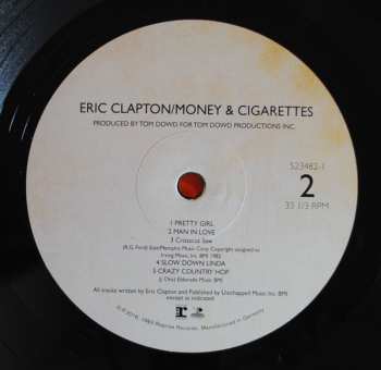 LP Eric Clapton: Money And Cigarettes 23923