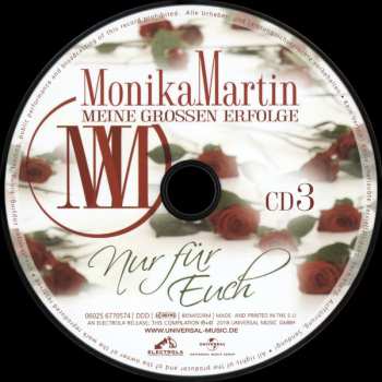3CD Monika Martin: Meine Grossen Erfolge - Nur Für Euch 486171
