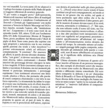 CD Claudio Monteverdi: Il Combattimento di Tancredi et Clorinda - Madrigali 446184