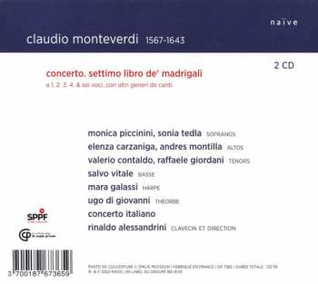 2CD Claudio Monteverdi: Concerto. Il Settimo Libro De Madrigali 408816