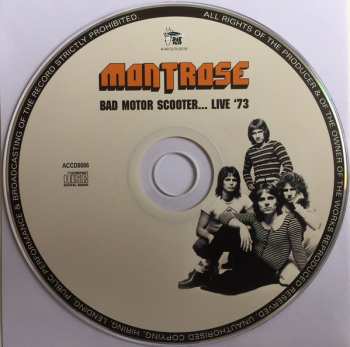 CD Montrose: Bad Motor Scooter... Live '73 509229