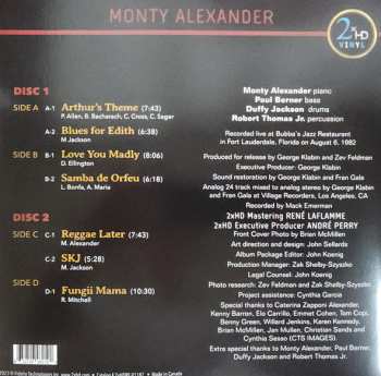 2LP Monty Alexander: Love You Madly: Live At  Bubba's DLX