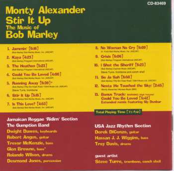 CD Monty Alexander: Stir It Up - The Music Of Bob Marley 191853