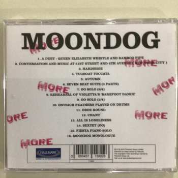 CD Moondog: More Moondog 406987