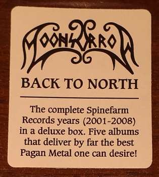 5CD Moonsorrow: Back to North (The Complete Spinefarm Records Years 2001-2008) LTD 3387