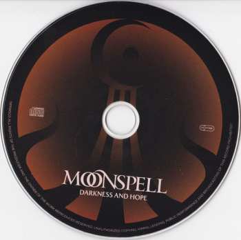 CD Moonspell: Darkness And Hope DIGI