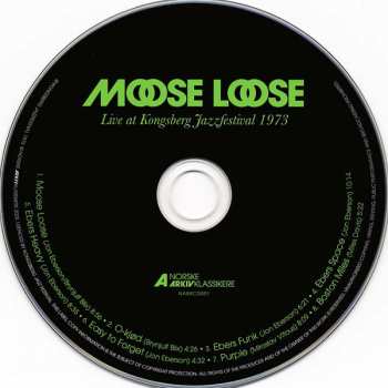 CD Moose Loose: Live At Kongsberg Jazzfestival 1973 523399