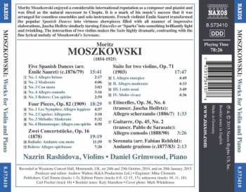 CD Moritz Moszkowski: Works For Violin And Piano 271743
