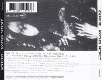 CD Morphine: Bootleg Detroit 109845