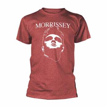 Merch Morrissey: Tričko Face Logo Morrissey (heather Red) XXL