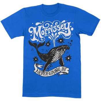 Merch Morrissey: Tričko Never Giving In/whale  XXL