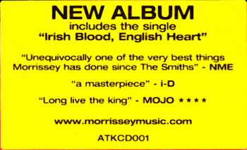 CD Morrissey: You Are The Quarry 41186