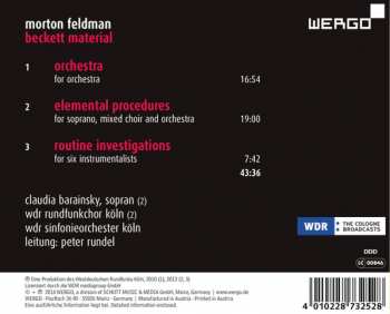 CD Morton Feldman: Beckett Material 221692