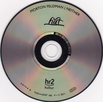 CD Morton Feldman: Neither 304697