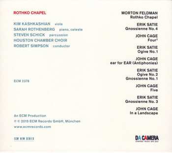 CD Morton Feldman: Rothko Chapel 323008
