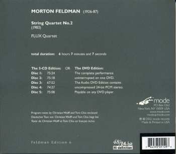 DVD Morton Feldman: String Quartet No. 2 356217