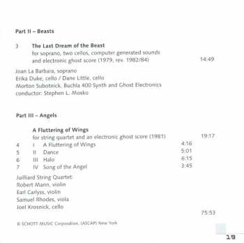 CD Morton Subotnick: Music For The Double Life Of Amphibians (Landmark Recordings) 336108