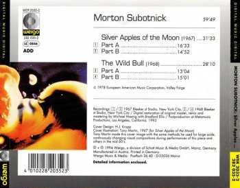 CD Morton Subotnick: Silver Apples Of The Moon · The Wild Bull 333327