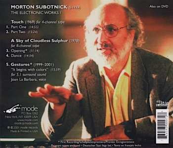 CD Morton Subotnick: Volume 1: Electronic Works 335540