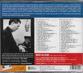 2CD Mose Allison: Complete Vocal Sides 1957 -1962 120176