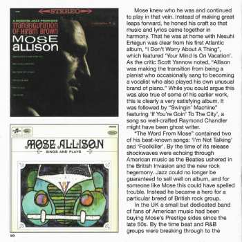 CD Mose Allison: I’m Not Talkin’ (The Soul Stylings of Mose Allison 1957-1971) 103857