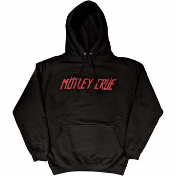 Merch Mötley Crüe: Motley Crue Unisex Pullover Hoodie: Distressed Logo (x-large) XL