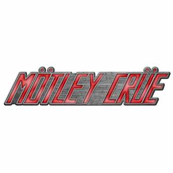 Merch Mötley Crüe: Placka Logo Motley Crue Ocel