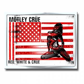 Merch Mötley Crüe: Placka Red, White & Crue