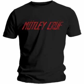 Merch Mötley Crüe: Tričko Distressed Logo Motley Crue  S