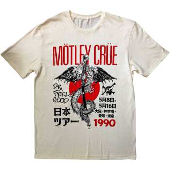 Merch Mötley Crüe: Motley Crue Unisex T-shirt: Dr. Feelgood Japanese Tour '90  (xx-large) XXL