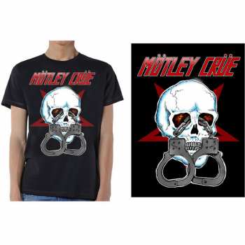 Merch Mötley Crüe: Tričko Skull Cuffs 2  S