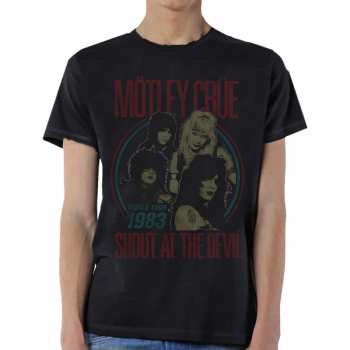 Merch Mötley Crüe: Tričko Vintage World Tour Devil  S