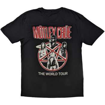 Merch Mötley Crüe: Motley Crue Unisex T-shirt: Vintage World Tour  (small) S