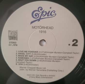 LP Motörhead: 1916