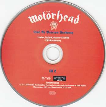 2CD Motörhead: Live At Brixton Academy 20721