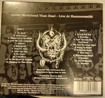 2CD Motörhead: Better Motörhead Than Dead - Live At Hammersmith