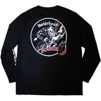 Merch Motörhead: Motorhead Unisex Long Sleeve T-shirt: Bomber (back & Sleeve Print) (xx-large) XXL