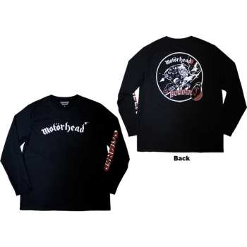 Merch Motörhead: Motorhead Unisex Long Sleeve T-shirt: Bomber (back & Sleeve Print) (xx-large) XXL